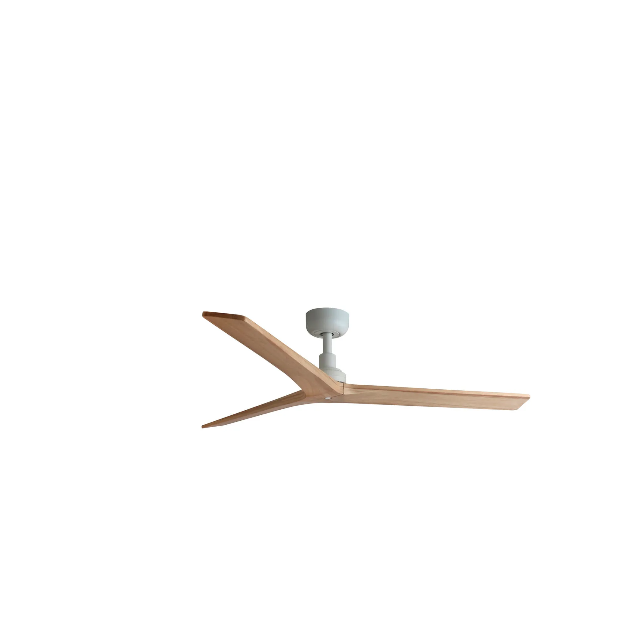 KLIM M Ø1250mm WHITE 3 BLADES LIGHT OAK WOOD