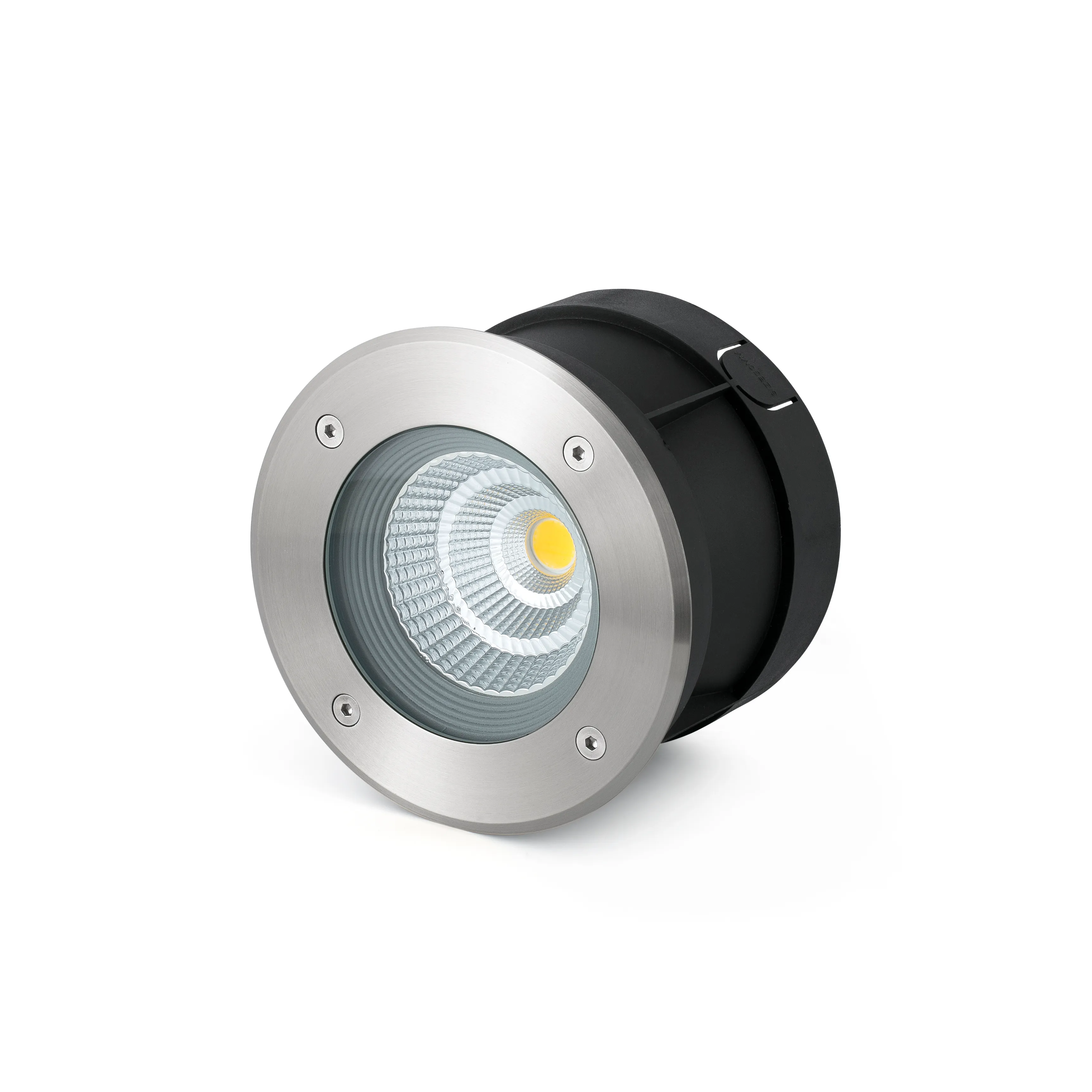 SURIA-12 LED INOX INBOUW LAMP 60° COB