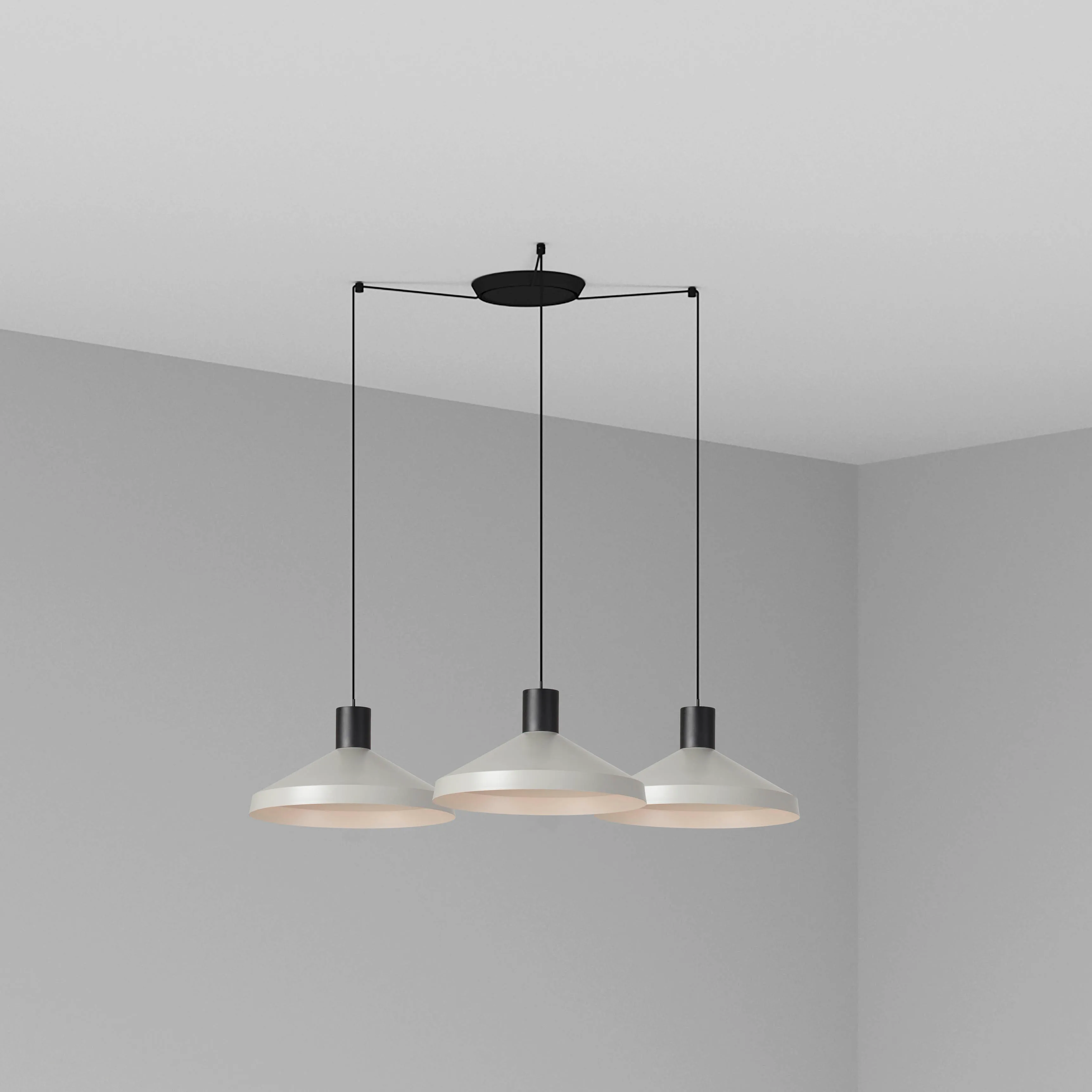 KOMBO GRIJS PENDANT LAMP ø400 1X E27 3L