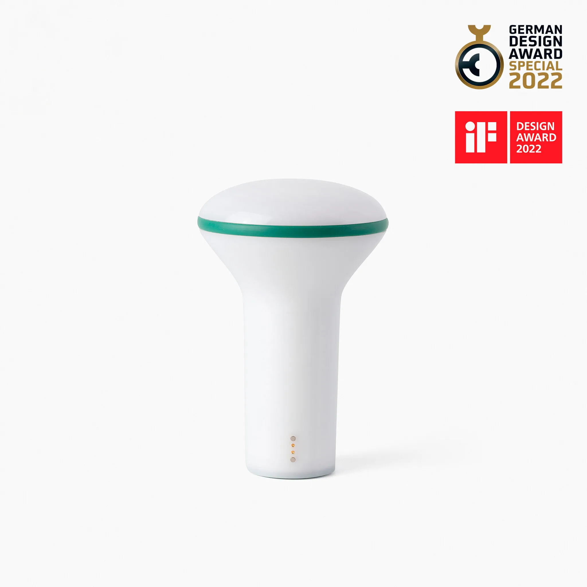 BUDDY PORTABLE LAMP WHITE Y DARK GREEN 3W
