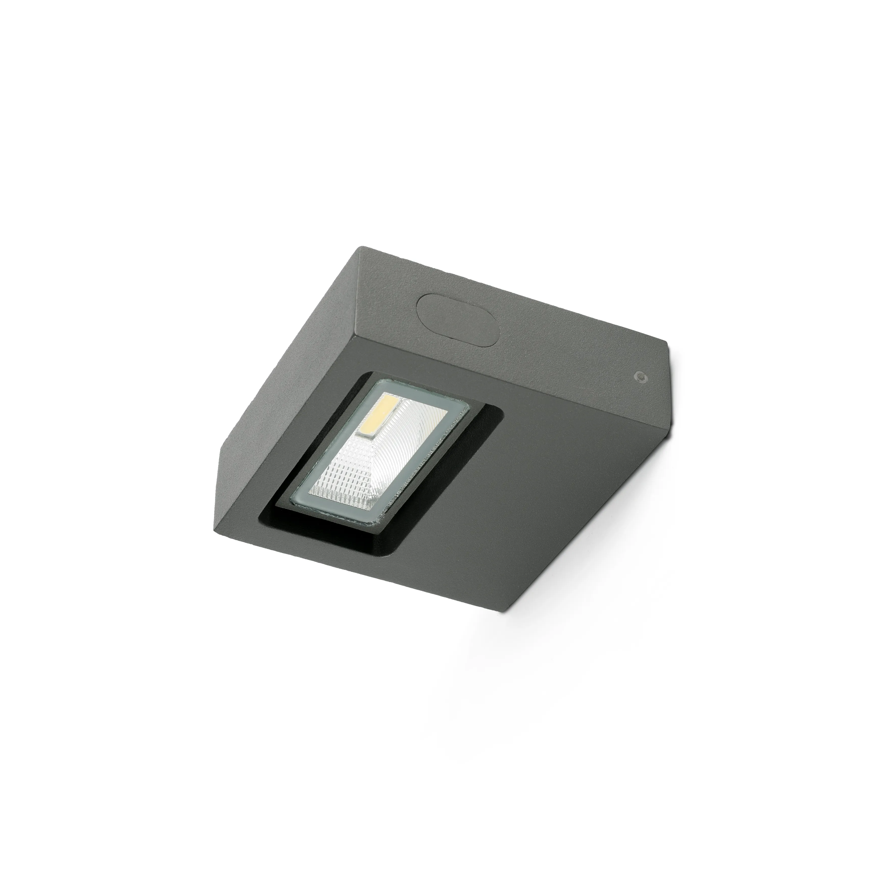 TAIMA LED DARK GRIJS MUUR LAMP 1 COB LED
