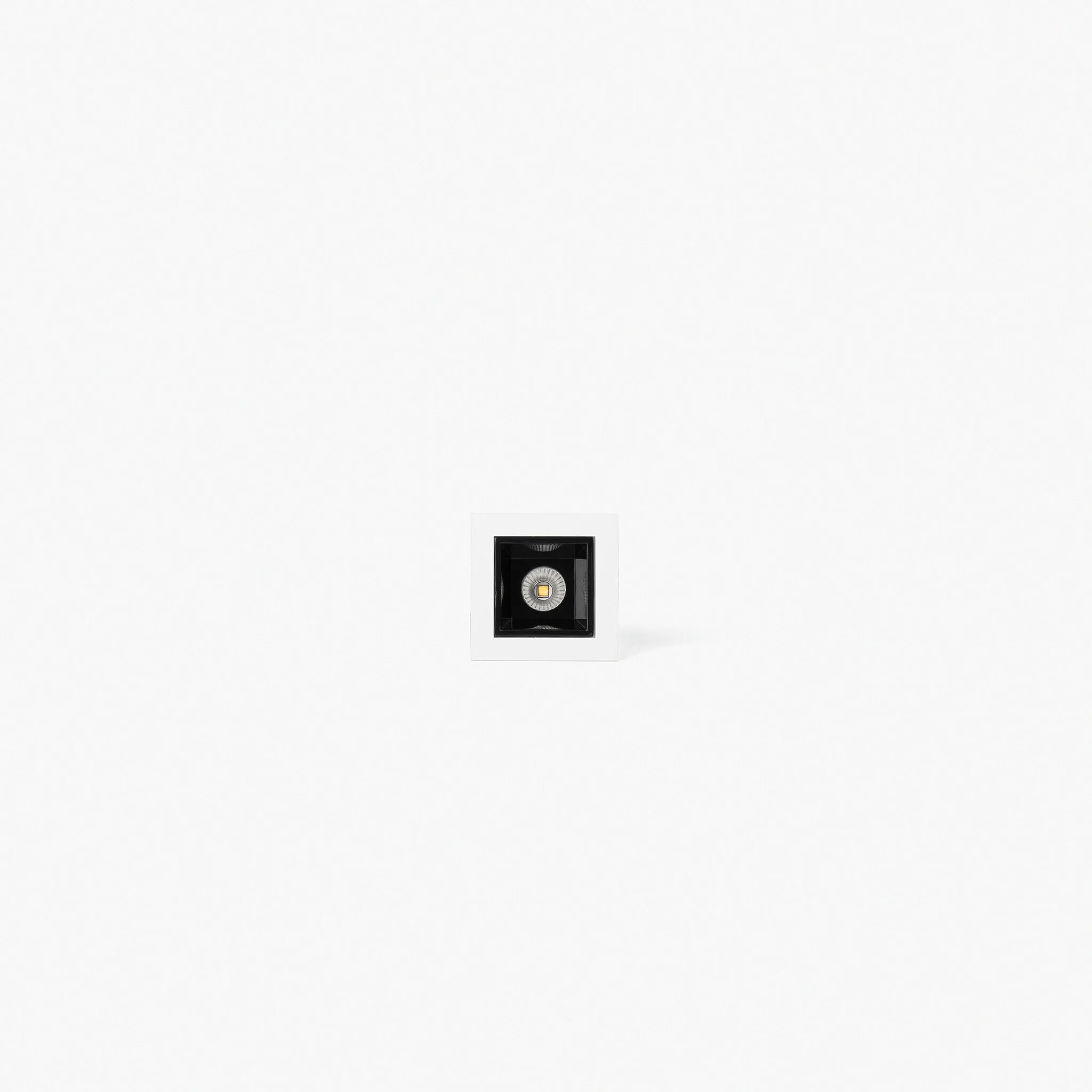 TROOP recessed white-black 2W 36° 2700K