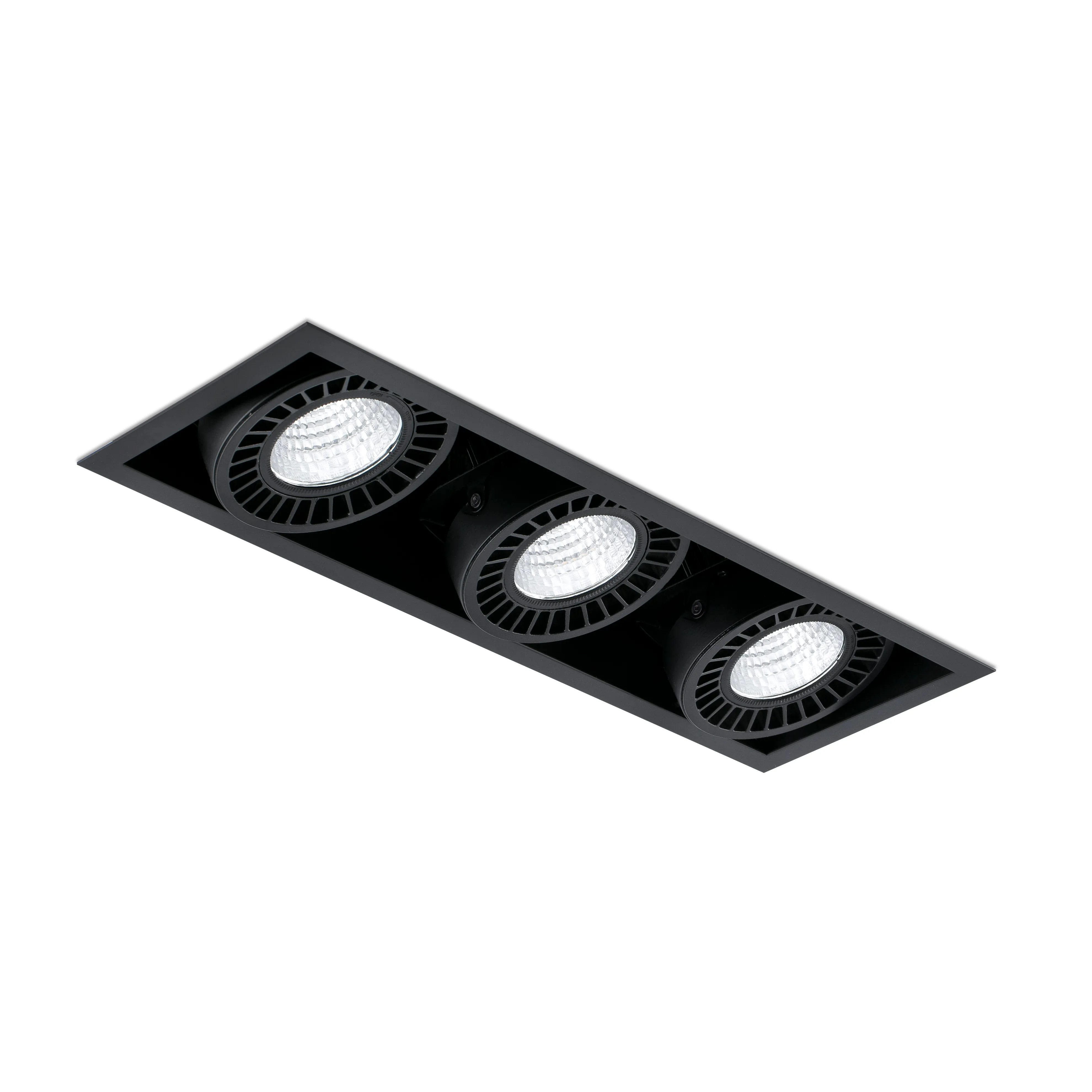 COLIN-3 ZWART DOWNLIGHT LED 54/75W 4000K