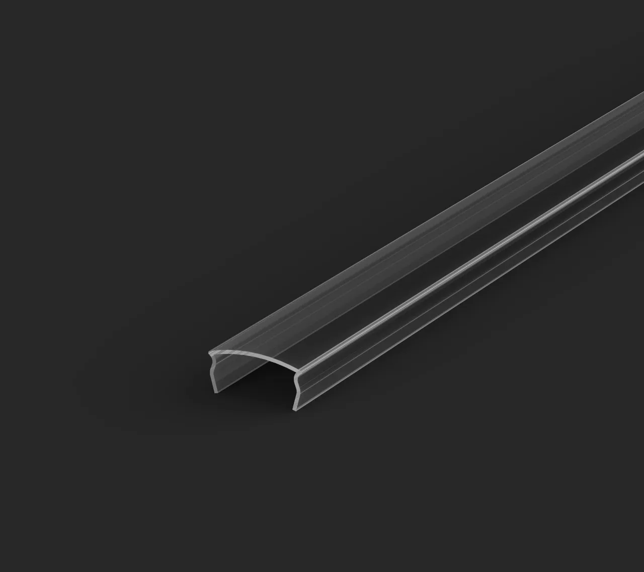 TRANSPARENT DIFFUSER FOR PROFILE 2m