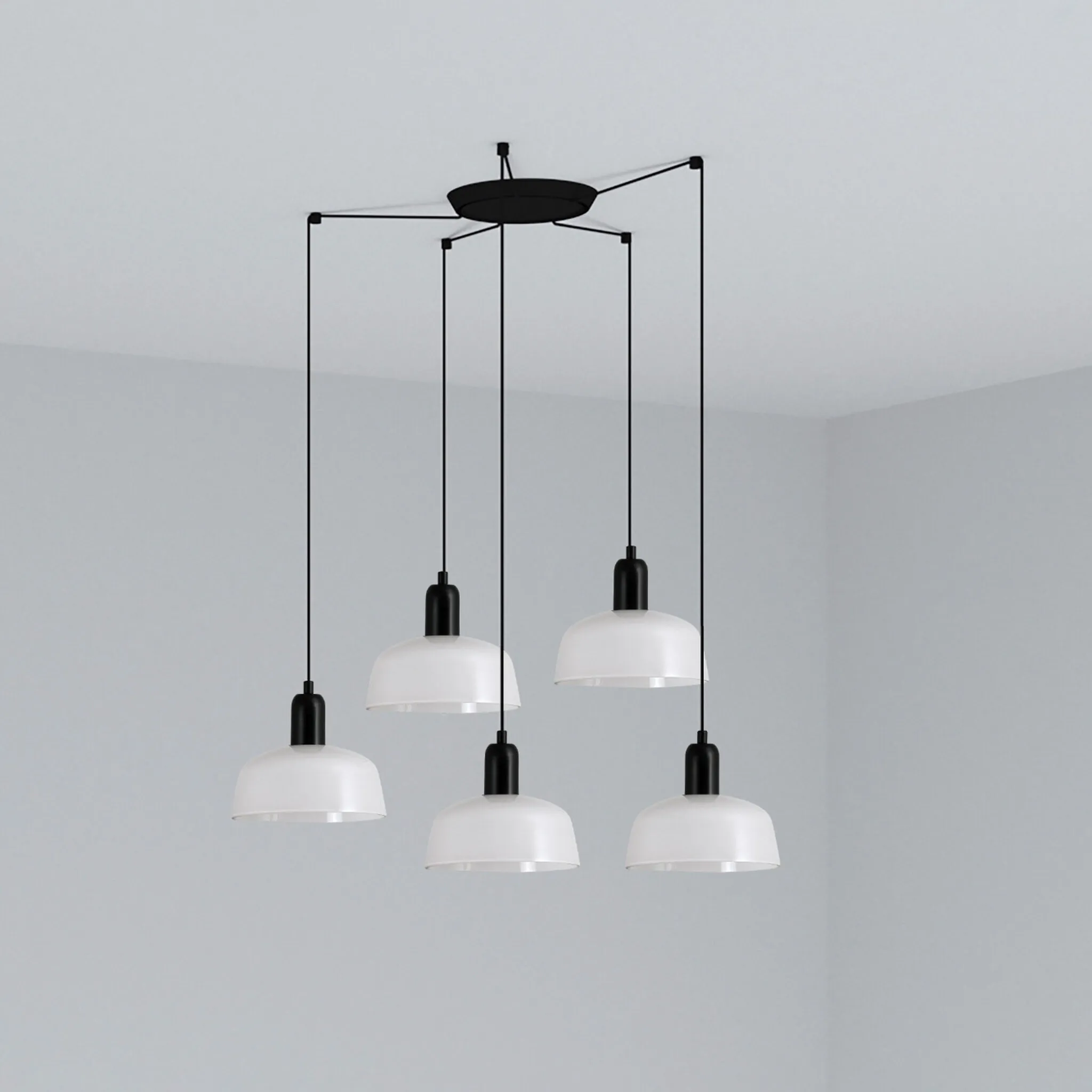 TATAWIN S 5L White pendant lamp