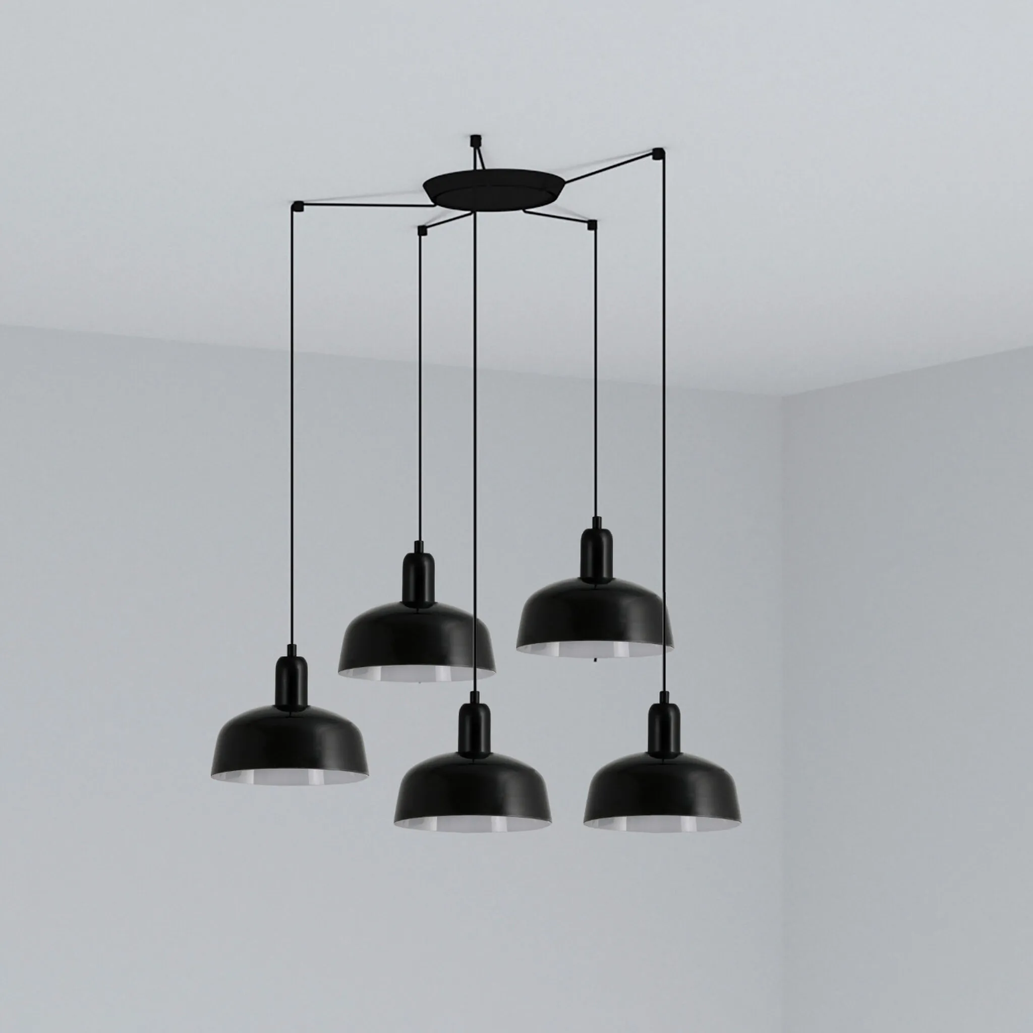 TATAWIN S 5L Black pendant lamp