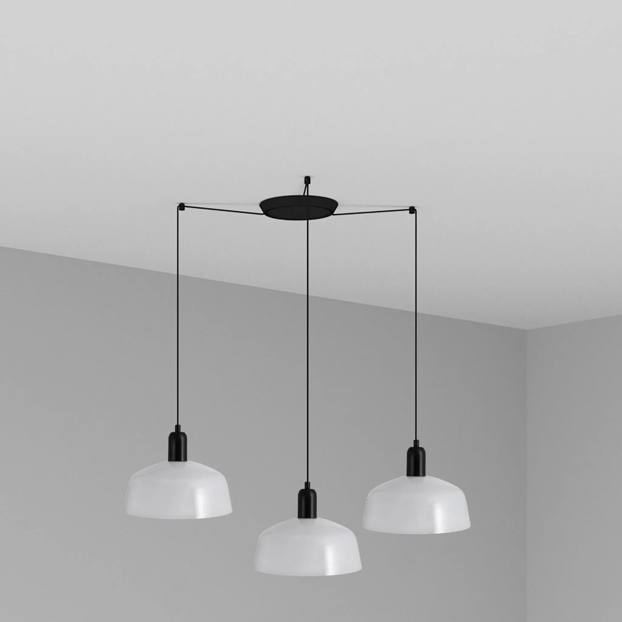 TATAWIN M 3L White pendant lamp