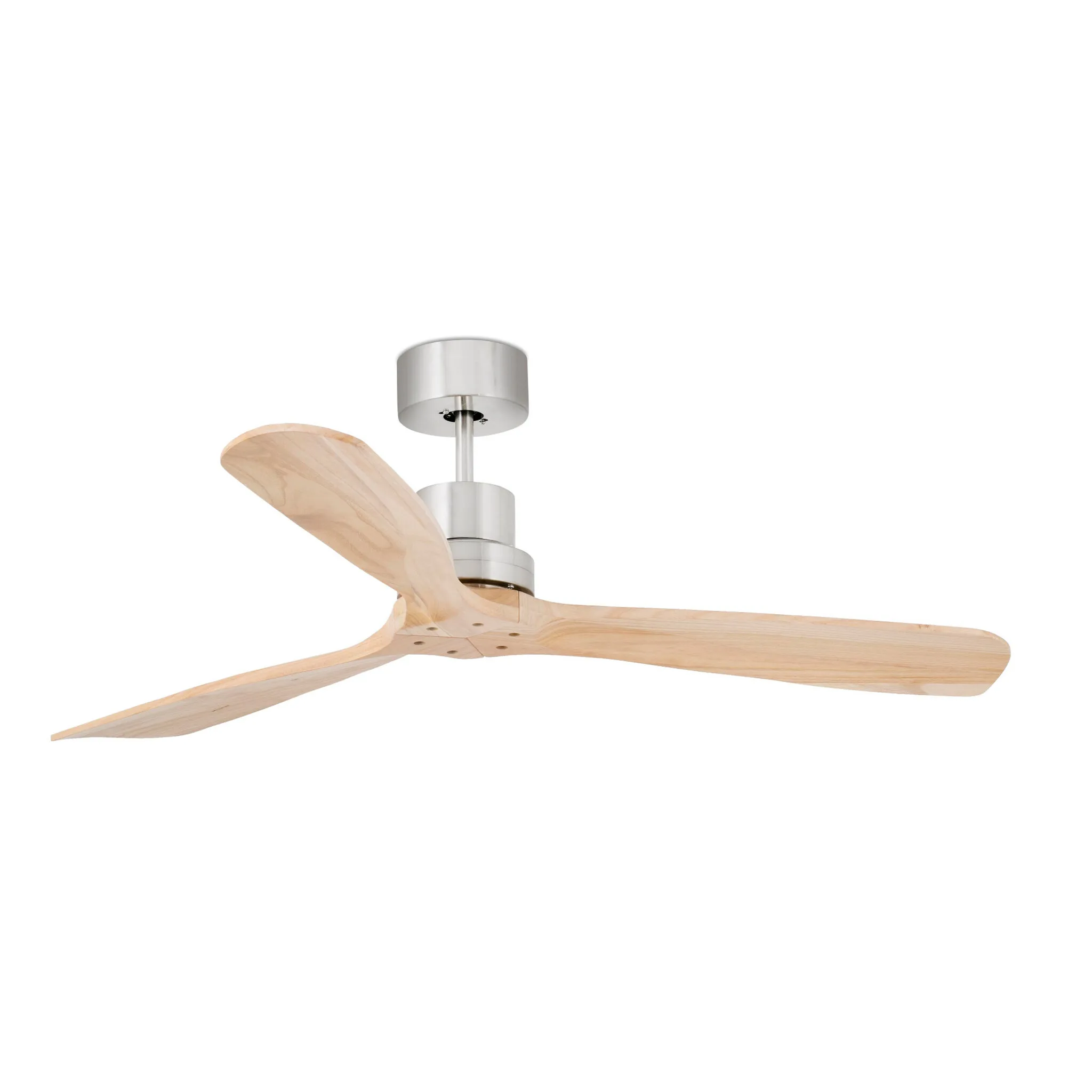 LANTAU L Matt nickel/pine ceiling fan