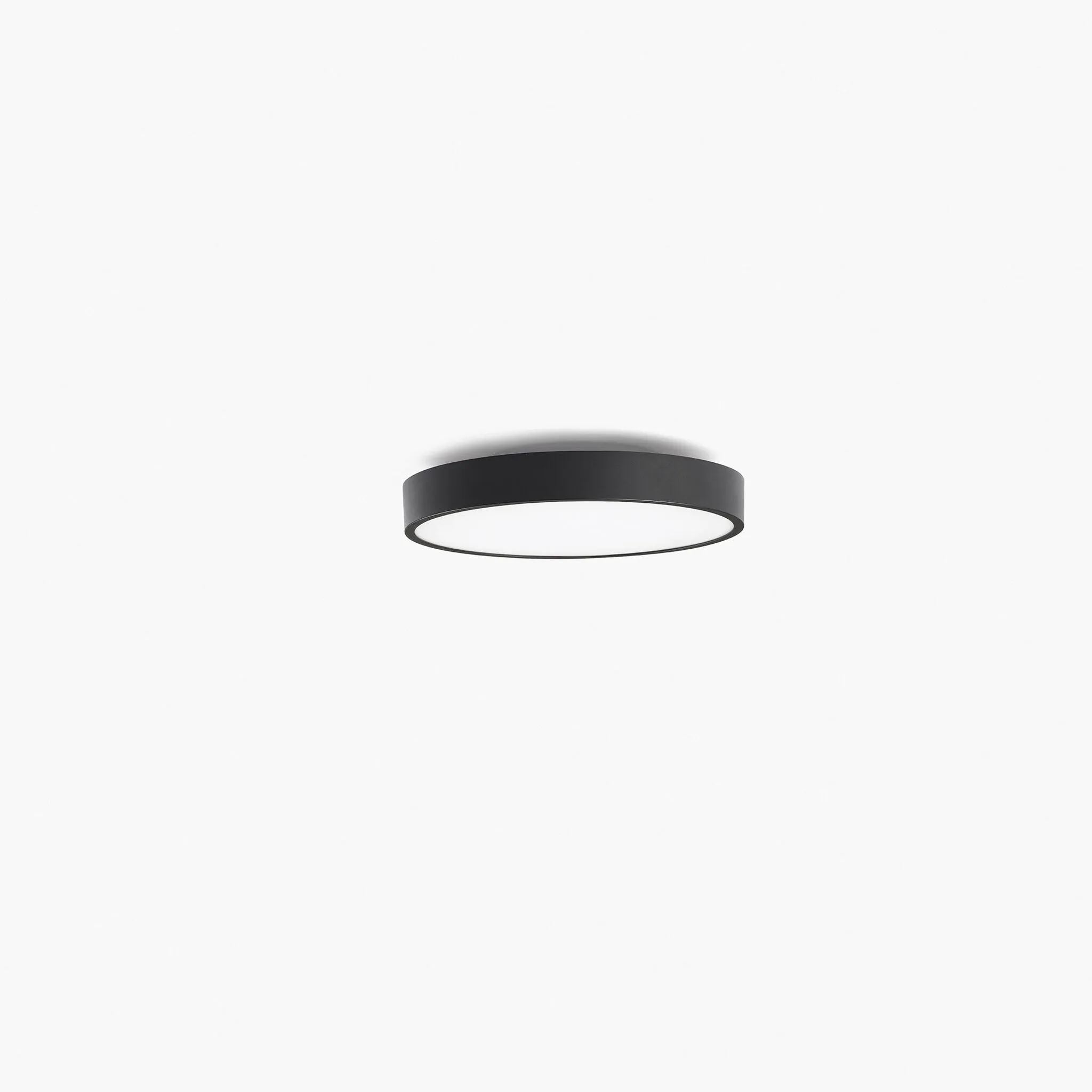 DOMIO black surface Ø400 36W opal 4000K