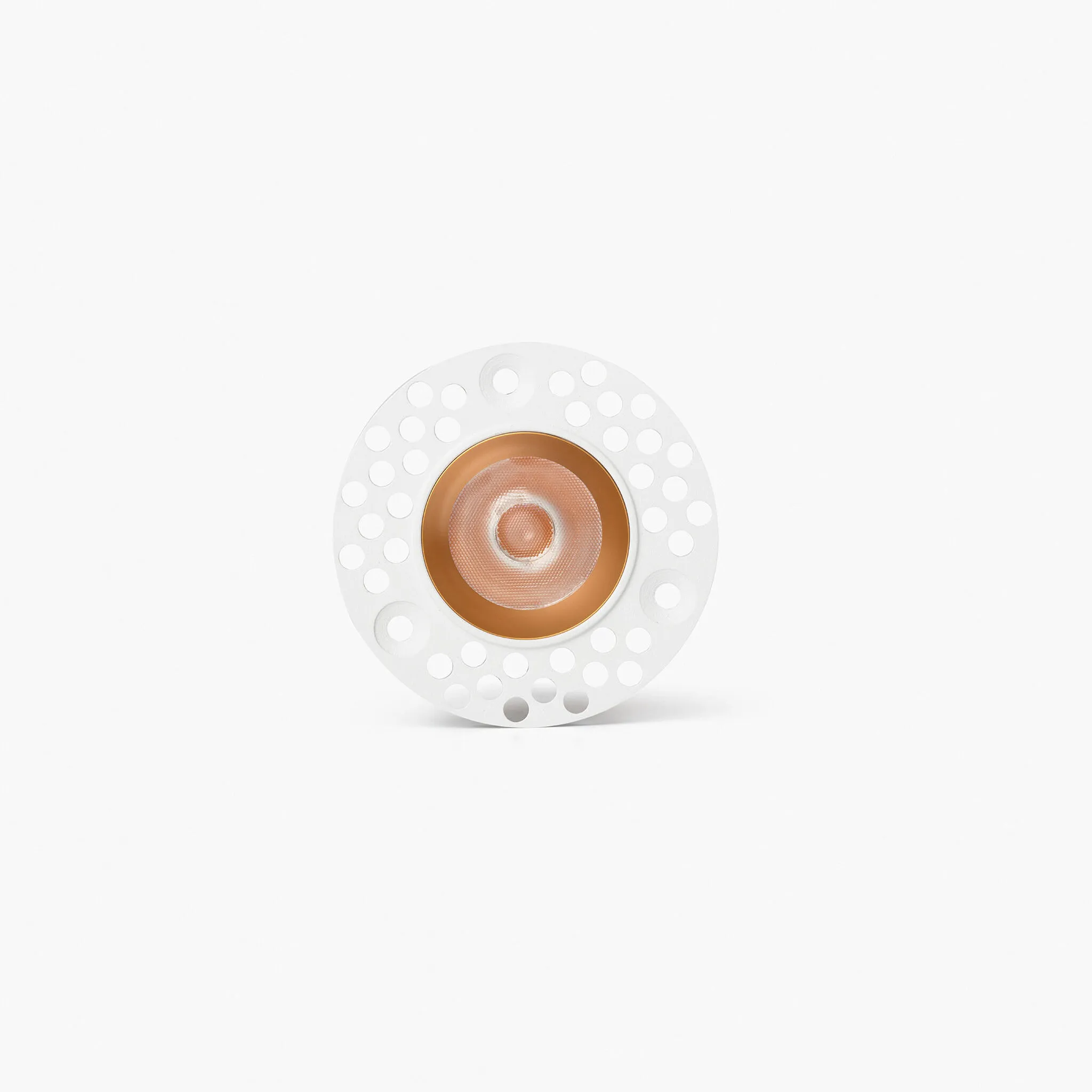 UNO black/gold recessed downlight